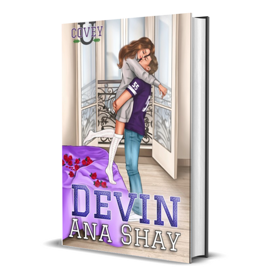 Illustrated Devin Hardback - Swipe Me (Covey U Book 1)