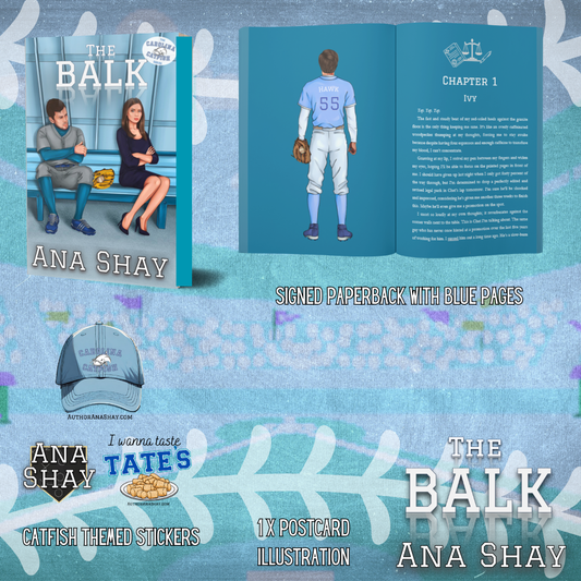 The Balk (Carolina Catfish Book 2) Blue page Paperback - SIGNED