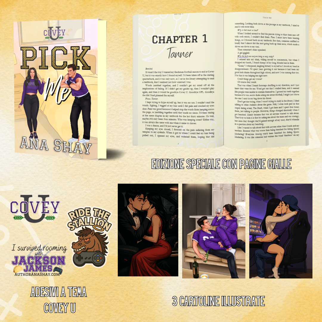 Pick Me: Traduzione Italiana (Covey U Libro 6) - Firmata