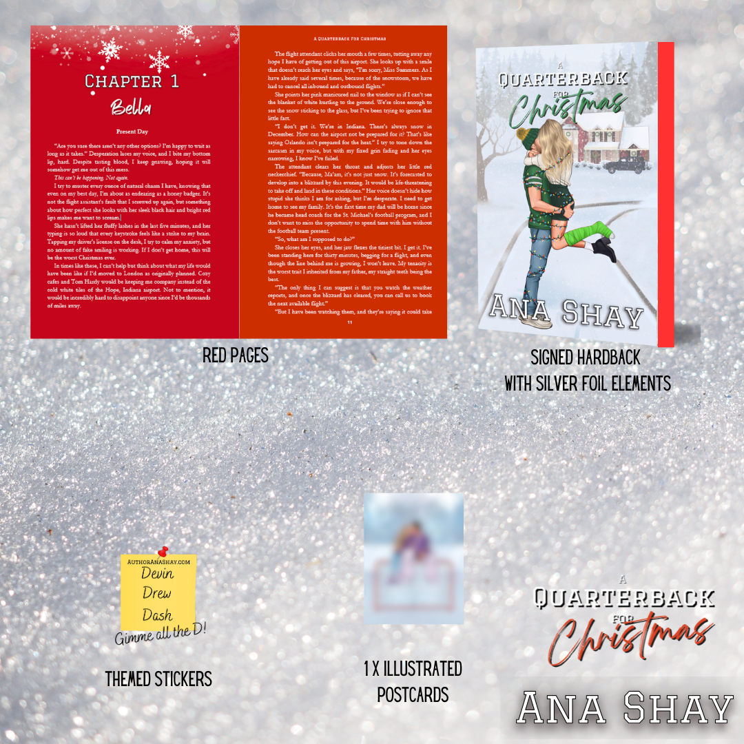 A Quarterback for Christmas  Red Paged Edition - SIGNED