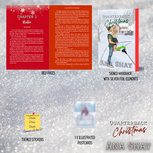 A Quarterback for Christmas  Red Paged Edition - SIGNED